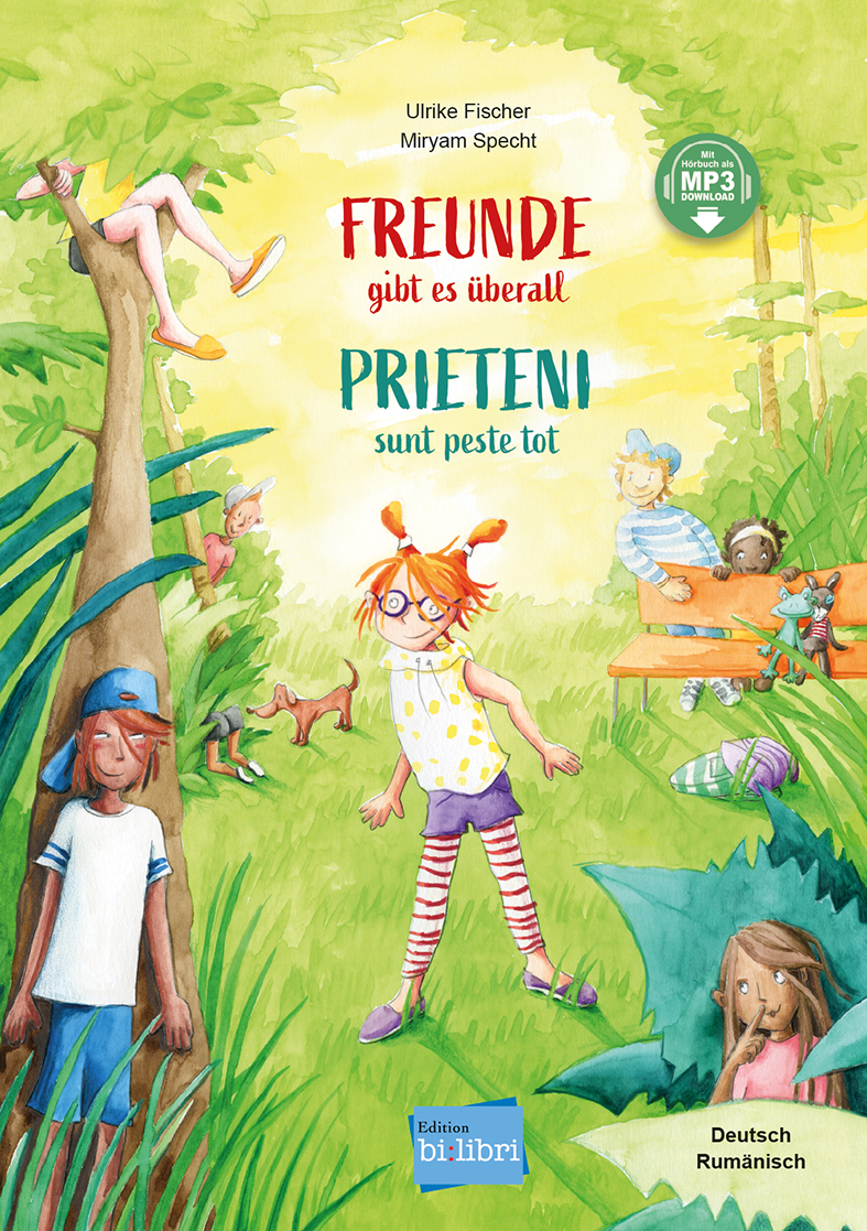 Coverbild vom Titel Freunde gibt es überall auf Deutsch-Rumänisch